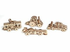 UGEARS 3d dřevěné mechanické puzzle u-fidget vozidla