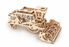 UGEARS 3d dřevěné mechanické puzzle kombajn