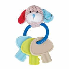 Bigjigs Toys Bigjigs baby chrastítko kroužek s klíči pejsek bruno