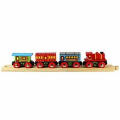 Bigjigs Rail Osobní vlak + 3 koleje