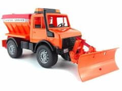 Bruder Mercedes benz unimog sypač s radlicí