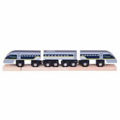 Bigjigs Rail Rychlík eurostar e320 + 3 koleje