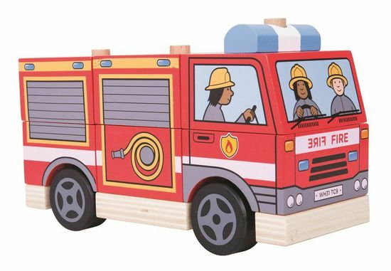 Bigjigs Toys Bigjigs baby nasazování hasiči