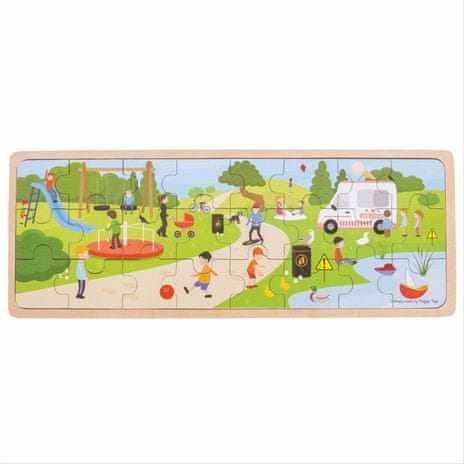 Bigjigs Toys Puzzle - v parku