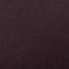 Greatstore Polohovací křeslo fialové textil