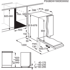 Electrolux vestavná myčka nádobí 700 AirDry GlassCare PRO EEG48300L + záruka 10 let na motor