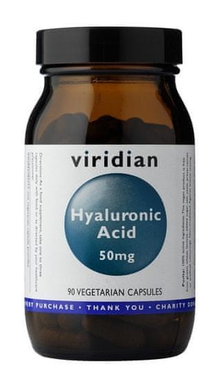 VIRIDIAN nutrition Hyaluronan, 90 kapslí