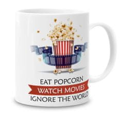 Grooters Filmový hrnek - Eat Popcorn Watch Movies