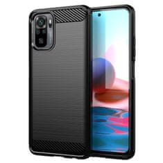 IZMAEL Pouzdro Carbon Bush TPU pre Xiaomi Redmi Note 10 5G - Černá KP10696