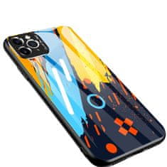 OEM Color Glass kryt z tvrzeného skla 9H + ochrana fotoaparátu na iPhone 11 Pro Max pattern 1