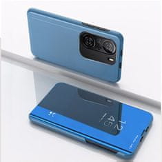 OEM Knížkové pouzdro na Xiaomi Poco F3 / Mi 11i s průhlednou přední stranou blue