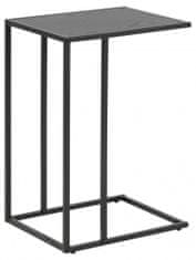 Odkládací stolek Seaford, 63 cm, černá