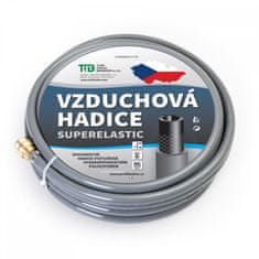 TUBI Vzduchová hadice superelastic s rychlospojkami 6x12 mm - 15 m