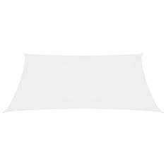 Greatstore Stínící plachta oxfordská látka obdélníková 2,5 x 3,5 m bílá