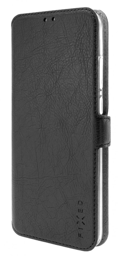 FIXED Tenké pouzdro typu kniha Topic pro Samsung Galaxy M02 FIXTOP-678-BK, černé