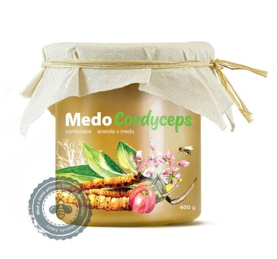 MycoMedica MedoCordyceps - cordyceps a acerola v medu