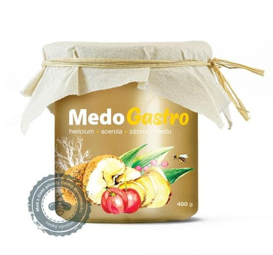 MycoMedica MedoGastro - hericium, acerola a zázvor v medu