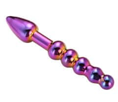 Dreamtoys Glamour Glass Ridged Anal Dildo (18 cm)