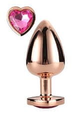 Dreamtoys Gleaming Love Plug (Rose Gold / Large)