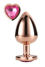 Dreamtoys Gleaming Love Plug (Rose Gold / Large)