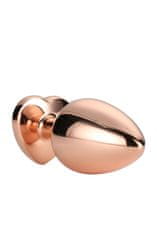 Dreamtoys Gleaming Love Plug (Rose Gold / Large)