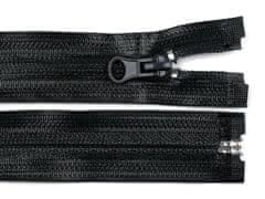 Kraftika 1ks black voděodolný zip šíře 6mm délka 75cm spirálový