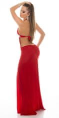 Amiatex Dámské šaty 73931, červená, UNIVERZáLNí