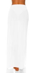 Amiatex Dámská sukně 74875, bílá, UNIVERZáLNí