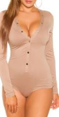 Amiatex Dámské body 75855, cappucino, UNIVERZáLNí