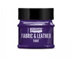 Pentart Barva na textil a kůži fialová 50ml,