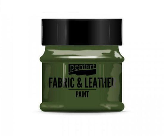 Pentart Barva na textil a kůži jedlová zelená 50ml,