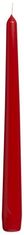 Bolsius Svíčky bolsius Tapered 245/24 mm, klasická červená, balení. 12 ks