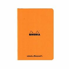 Kraftika Zápisník tečkovaný rhodia 14,8x21cm oranžový, rhodia