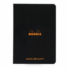 Kraftika Zápisník tečkovaný rhodia 14,8x21cm černý, rhodia