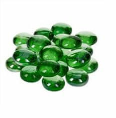 EFCO Dekorační kamínky skleněné 100g malé zelené (35ks),