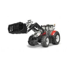 Bruder Traktor steyr 6300 terrus cvt s čelním nakladačem