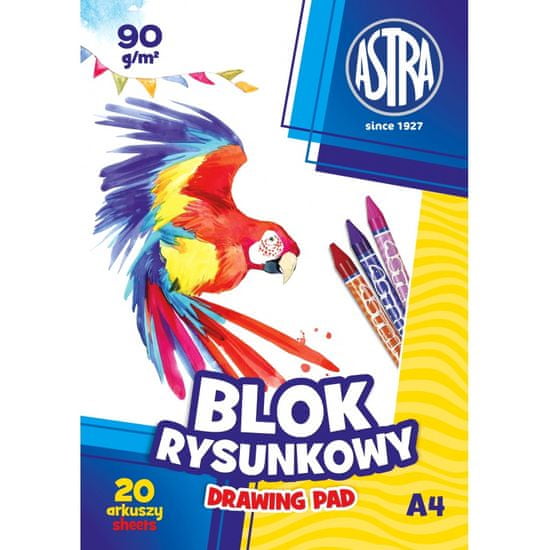 Astra Náčrtník / skicář A4, 20 listů 90g/m2, 106119001