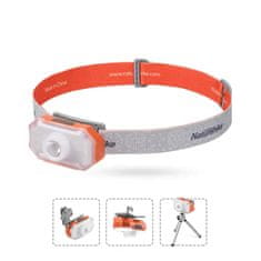 Naturehike univerzální svítilna Starlight, USB nabíjení, tripod 101g - šedá/oranžová 