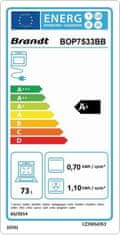 BRANDT TROUBA BOP7533BB + 4 roky záruka po registraci