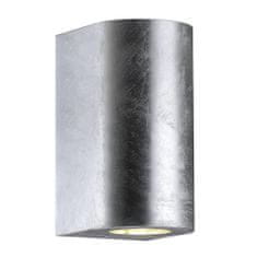 NORDLUX NORDLUX venkovní nástěnné svítidlo Canto Maxi 2 2x28W GU10 galvanizovaná ocel čirá 49721031