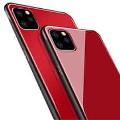 FORCELL Obal / kryt na Apple iPhone 11 Pro Max červený - Forcell Glass Case