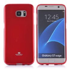 Mercury Obal / kryt na Samsung Galaxy S7 Edge (SM-G935F) červený - Jelly Case Mercury