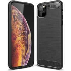 FORCELL Obal / kryt na Apple iPhone 11 Pro černý - Forcell Carbon Case