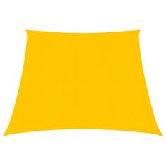 Greatstore Stínící plachta 160 g/m2 žlutá 3/4 x 3 m HDPE