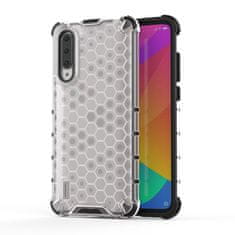 IZMAEL Honeycomb pouzdr pro Xiaomi Mi CC9e/Mi A3 - Transparentní KP13823