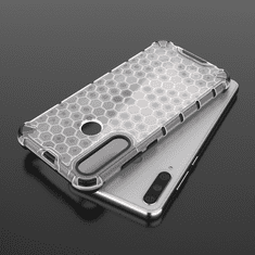 OEM Honeycomb pancéřové pouzdro se silikonovým rámem pro Huawei Y6p transparent