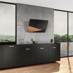 Ciarko Design Odsavač šikmý komínový Trio Black Copper (CDP9001CZ) + 4 roky záruka po registraci