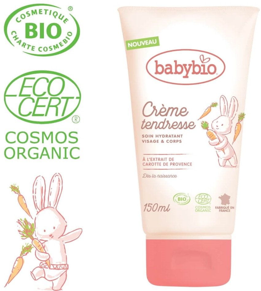 Babybio hydratační BIO krém pro miminka od narození 150 ml