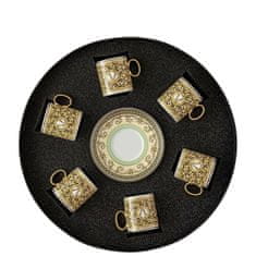 Rosenthal Versace ROSENTHAL VERSACE BAROCCO MOSAIC Set šálků na Espresso s podšálkem 6 ks