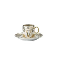 Rosenthal Versace ROSENTHAL VERSACE VIRTUS GALA WHITE Espresso šálek s podšálkem